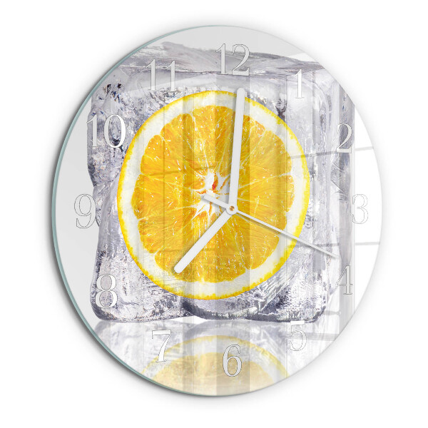 Orologio rotondo Gelato all'arancia