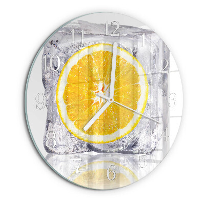 Orologio rotondo Gelato all'arancia