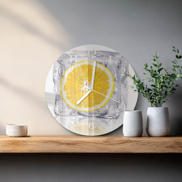 Orologio rotondo Gelato all'arancia