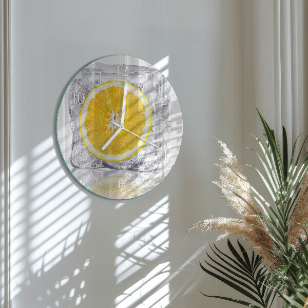 Orologio rotondo Gelato all'arancia