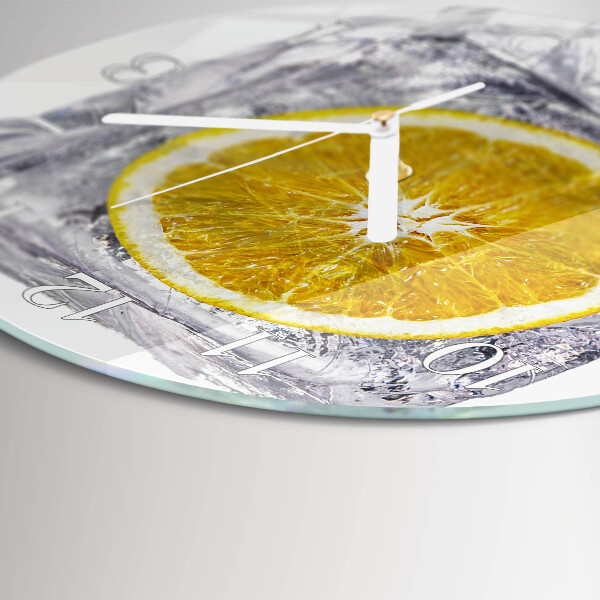 Orologio rotondo Gelato all'arancia