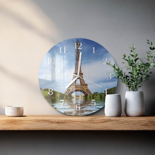Orologio rotondo Torre Eiffel