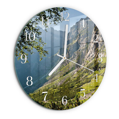 Orologio rotondo Montagne