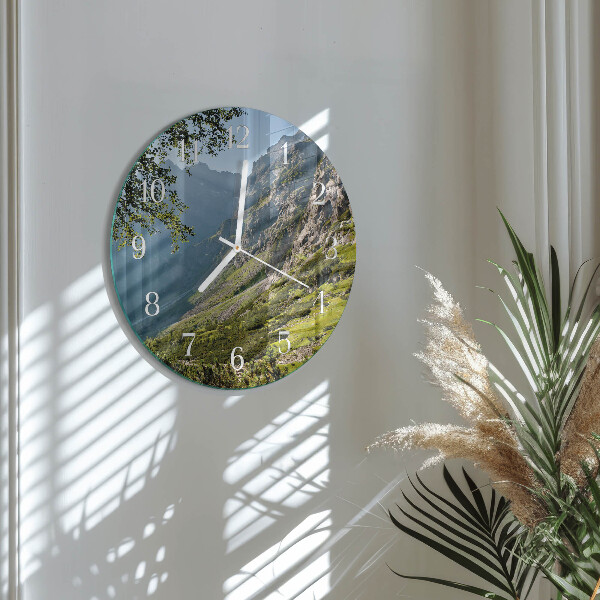 Orologio rotondo Montagne