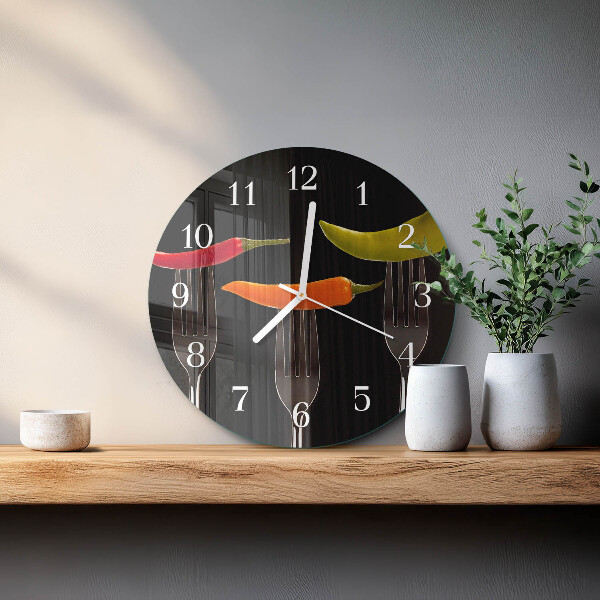 Orologio rotondo Forchetta
