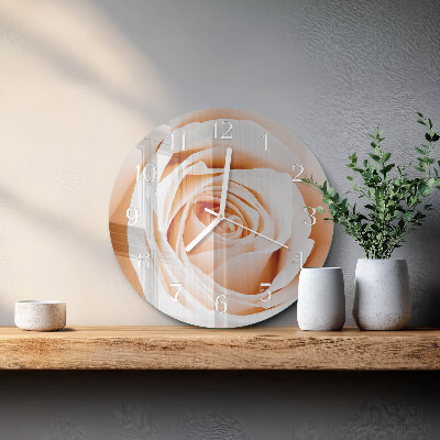 Orologio rotondo Rosa