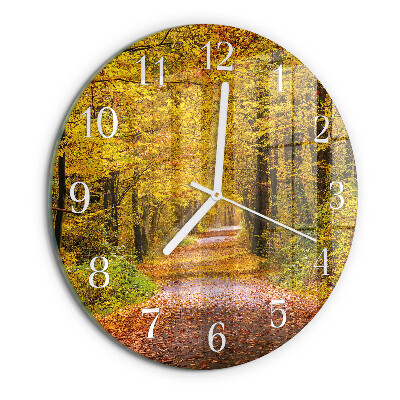 Orologio rotondo Sentiero forestale