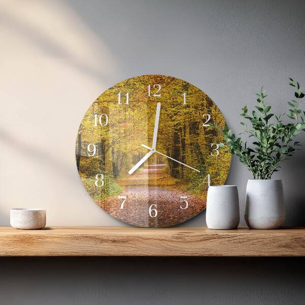 Orologio rotondo Sentiero forestale