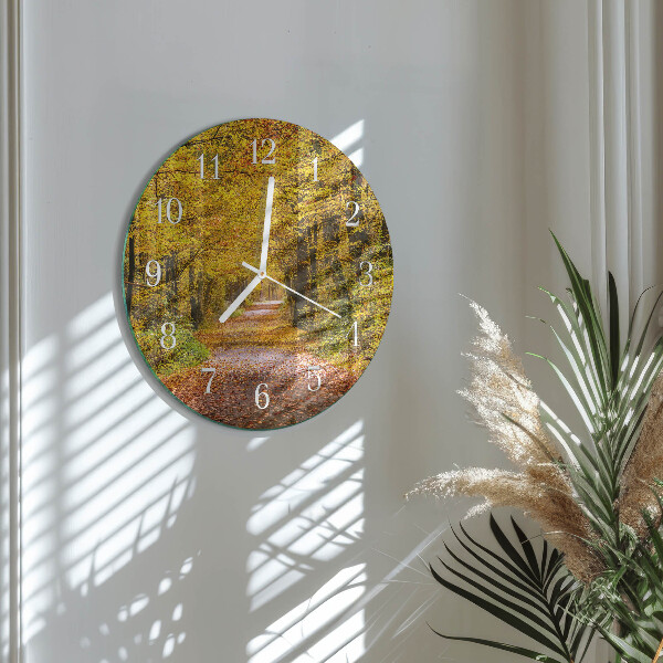 Orologio rotondo Sentiero forestale