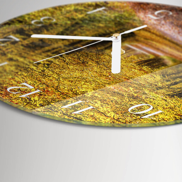 Orologio rotondo Sentiero forestale