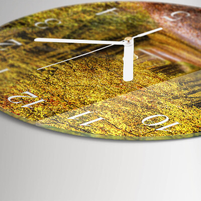 Orologio rotondo Sentiero forestale