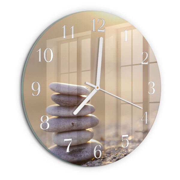 Orologio rotondo Pietre