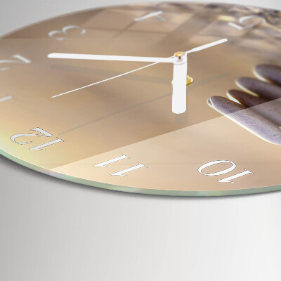 Orologio rotondo Pietre