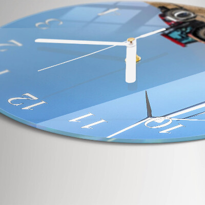 Orologio rotondo Campo di trattori