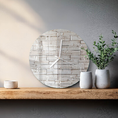 Orologio rotondo Clinker