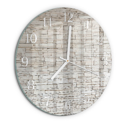 Orologio rotondo Clinker