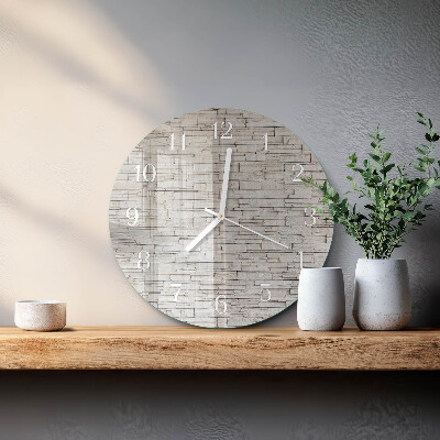 Orologio rotondo Clinker