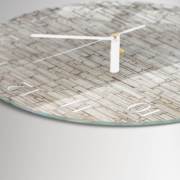 Orologio rotondo Clinker