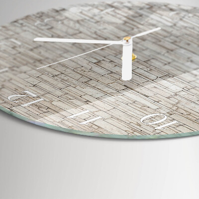 Orologio rotondo Clinker