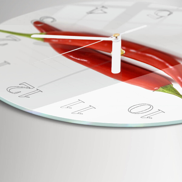 Orologio rotondo peperoncino