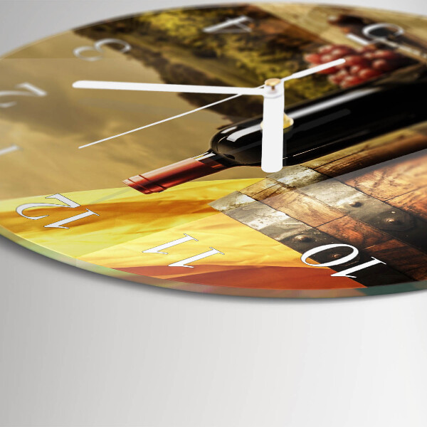 Orologio rotondo Botte di vino