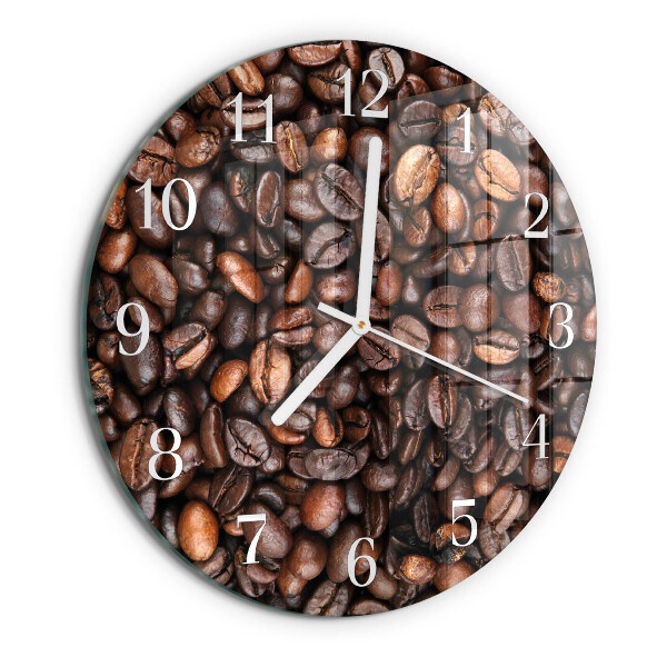 Orologio rotondo chicchi di caffè