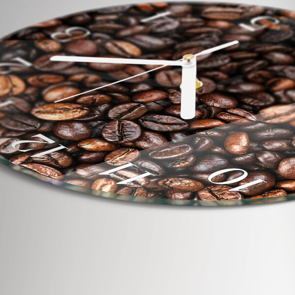 Orologio rotondo chicchi di caffè