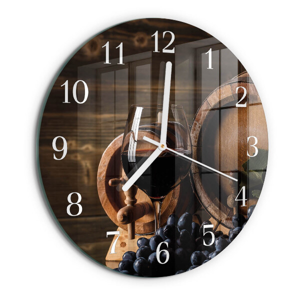 Orologio rotondo Botte di vino