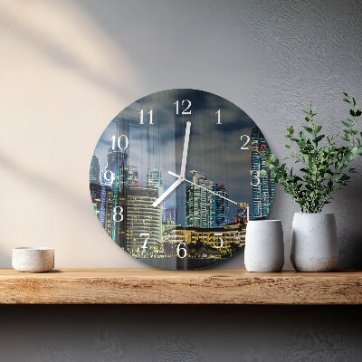 Orologio rotondo Serata in città