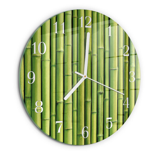Orologio rotondo Bambù
