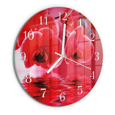 Orologio rotondo Orchidea