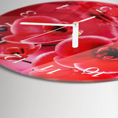 Orologio rotondo Orchidea