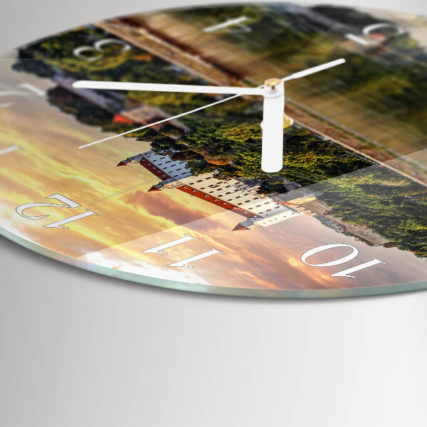 Orologio rotondo Castello sul fiume
