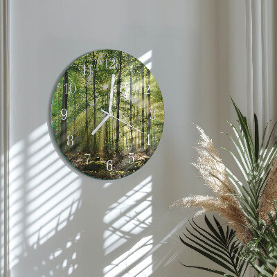 Orologio rotondo Natura della foresta