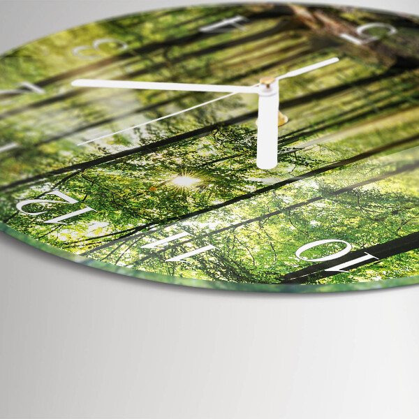Orologio rotondo Natura della foresta