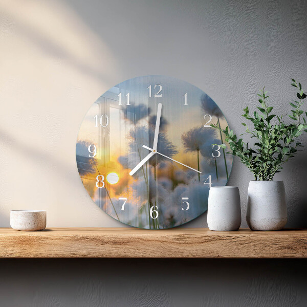 Orologio rotondo Cotone