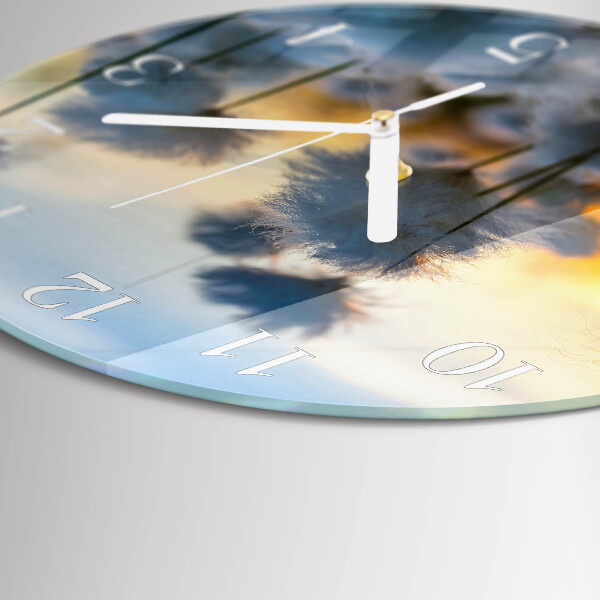 Orologio rotondo Cotone