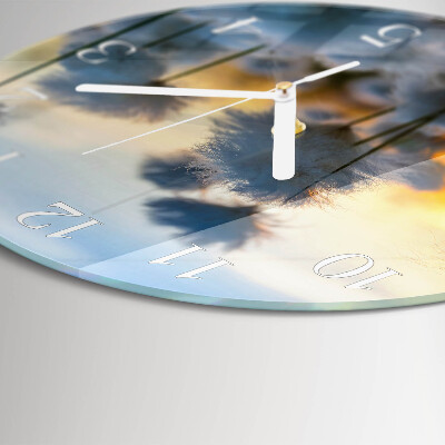 Orologio rotondo Cotone