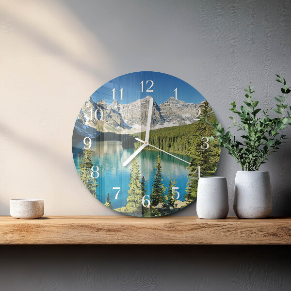 Orologio rotondo Natura montuosa