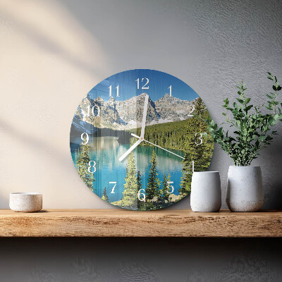 Orologio rotondo Natura montuosa