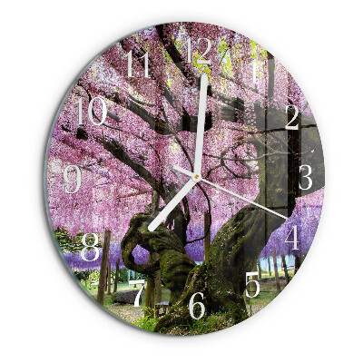 Orologio rotondo Alberi