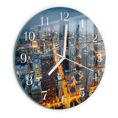 Orologio rotondo Serata in città