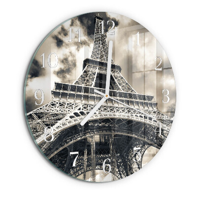 Orologio rotondo Torre Eiffel