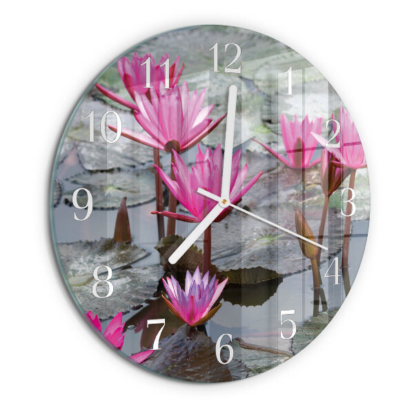 Orologio rotondo Ninfee