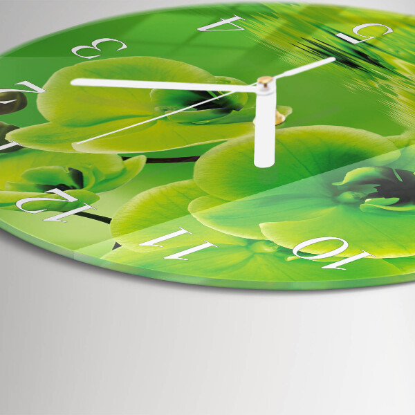 Orologio rotondo Orchidea