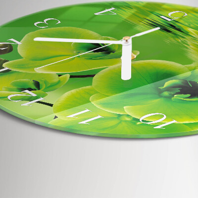 Orologio rotondo Orchidea