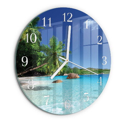 Orologio rotondo Island Palms