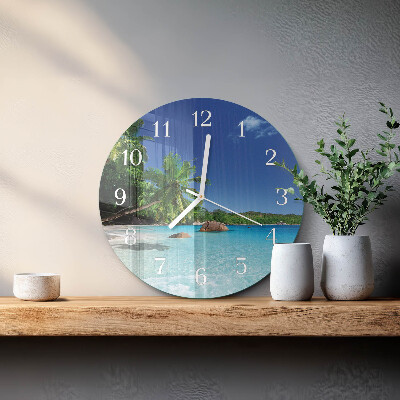 Orologio rotondo Island Palms