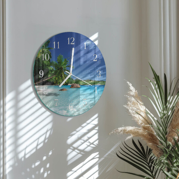 Orologio rotondo Island Palms