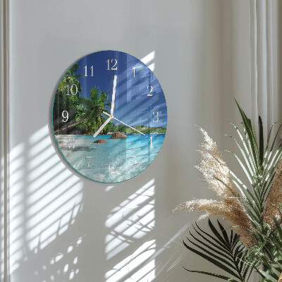 Orologio rotondo Island Palms